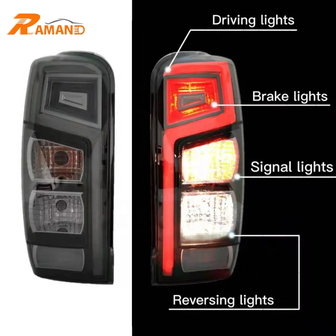 Factory New Item LED Tail Light for  Mitsubishi Triton L200 Auto Lighting System Modified Rear Lighting Black Frame