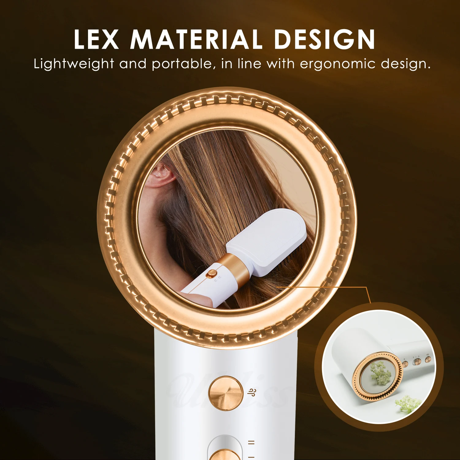 High Speed Hair Dryer Portable Hair Dryer Negative Ions Fast Dry Blower