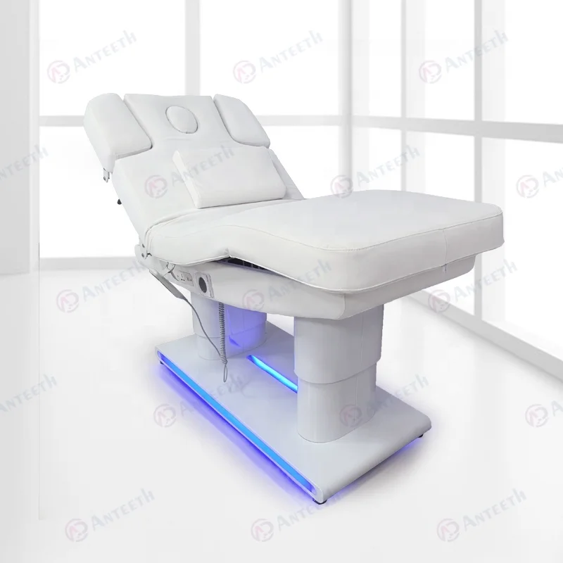Luxury Spa Heated Treatment Massage Bed Vibrating Beauty Salon Medical  Chair Facial Eyelash Bed Electric Massage Table Bed