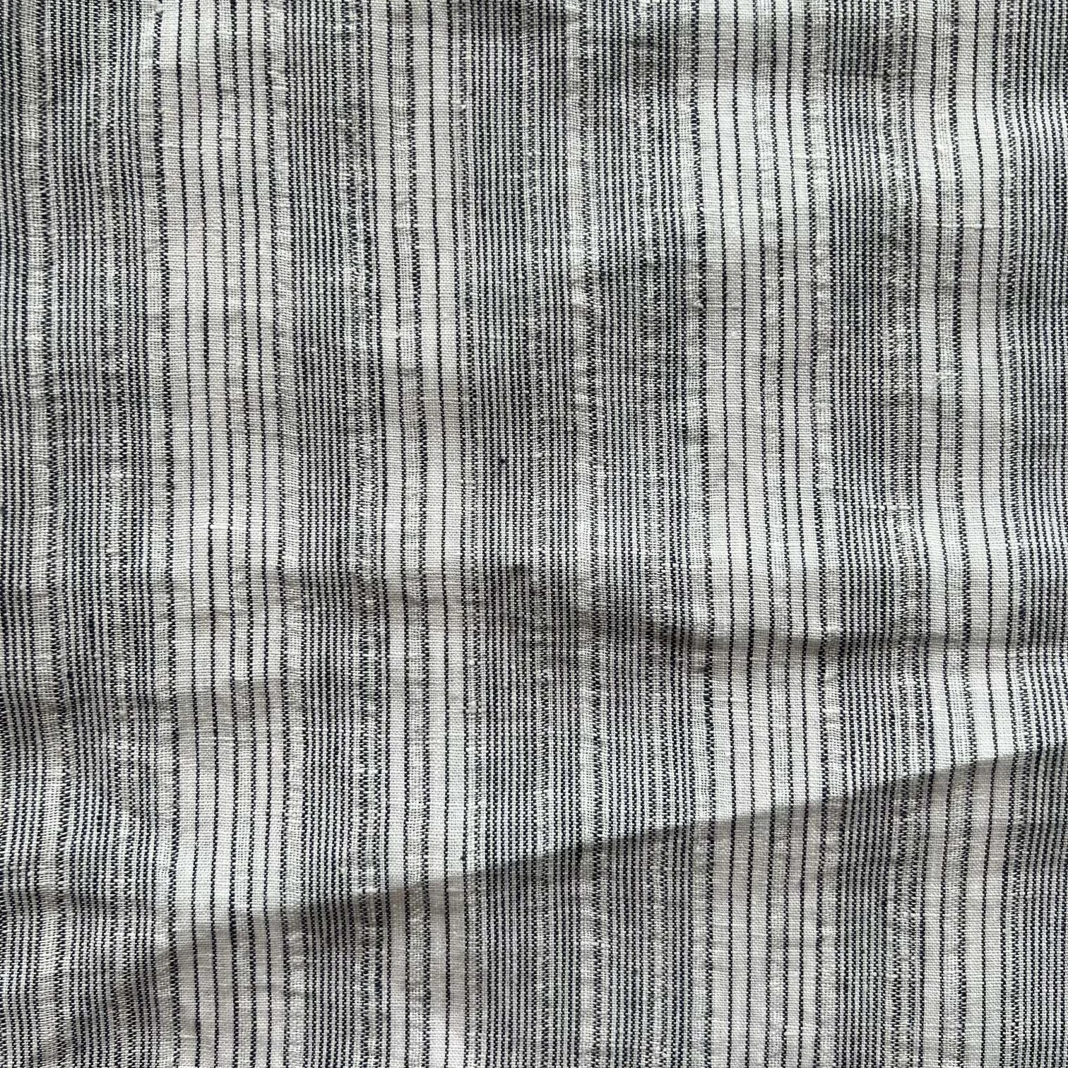 Низкая цена оптовая продажа не эластичная полосатая льняная пряжа для дивана окрашенная печатная 100 смесь одежды