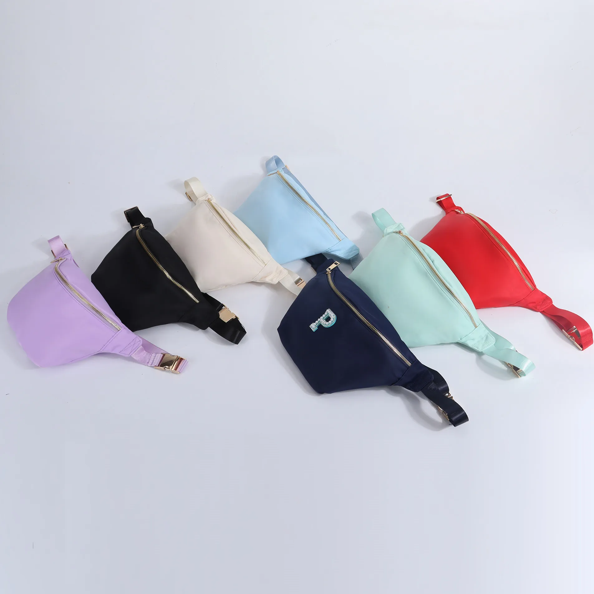OTTERSHELL Marsupio sportivo impermeabile alla moda in nylon piccolo unisex nero Hip Bum Waist Fanny Pack per attività all'aria aperta, viaggi, escursioni, addestramento cani uomo e donna, Blu, Sports