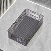 Water ripple storage box - matte gray [1 piece]