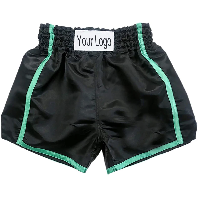 artes marciales taekwondo ropa de entrenamiento jaula YHJA Pantalones cortos para Muay Thai Fighting Shorts 