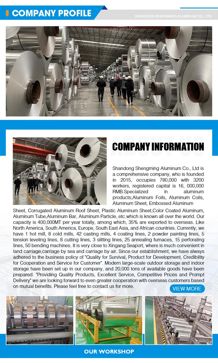 Good Price 8011 Packaging Aluminium Foil Paper 10 Micron Aluminium Foil ...