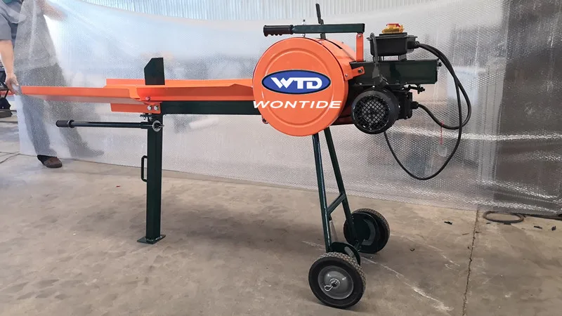 Wontide  Portable 10Ton Kinetic Fast Automatic Log Splitter with Electric Motor for Sale