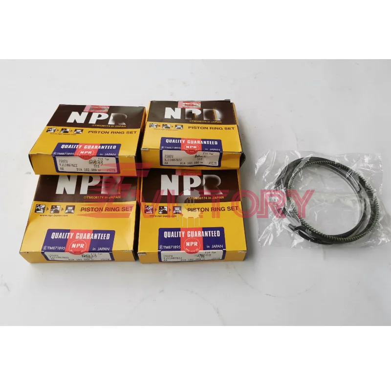 For DOOSAN DAEWOO Engine Parts DB33 DB33A Piston Ring Liner Overhaul Kit Excavator Spare Parts
