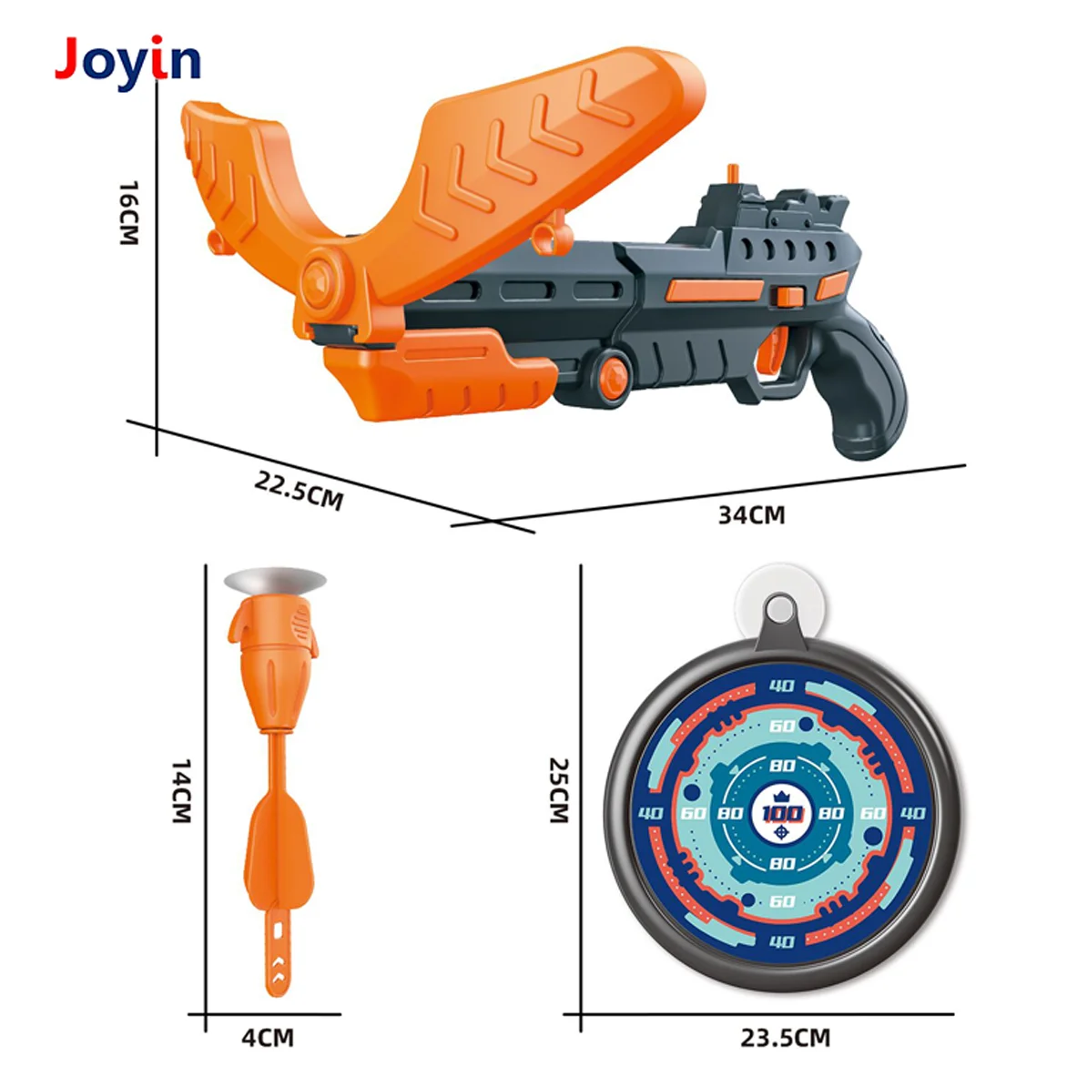 Bow and Arrow Archery Set Toy for Kids with 3 Suction Cups Arrows, Target Play Sport Crossbow Game Practice Outdoor Shooting
