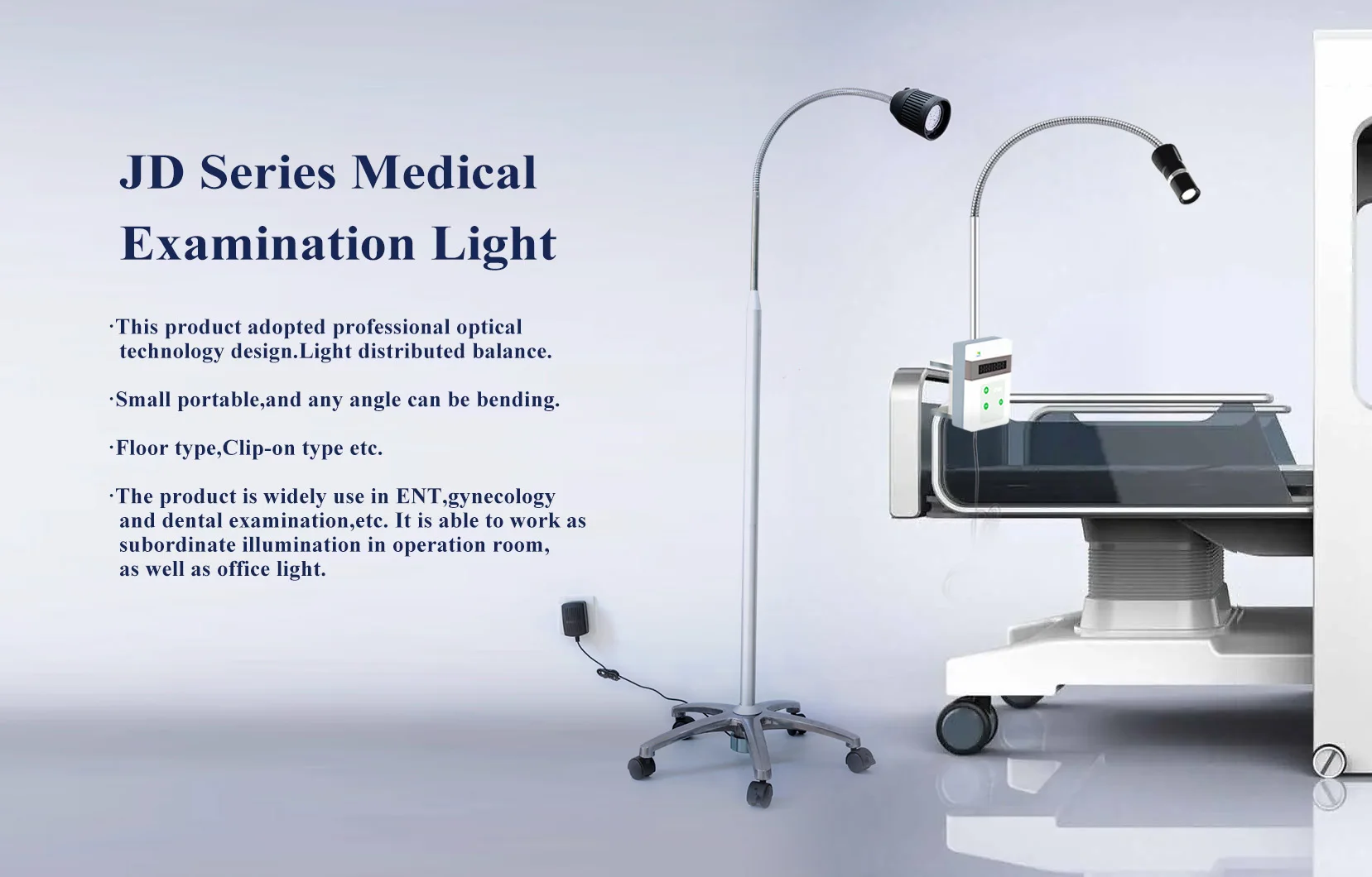 MICARE Cheap Price JD1500 Exam Light 3W Mobile LED Examination Lamp with 5 Castors supplier