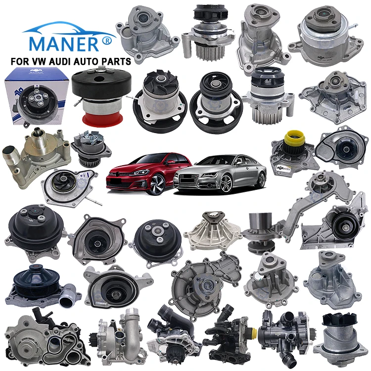 MANER 06E121005 Engine Auto Cooling System Assembly EA837 Water Pump for Audi Porsche