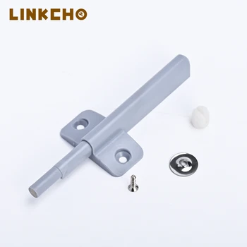 Kitchen Cabinet Push to Open System Catch Touch Latch Magnetic Tip Sliding  Rebound Device Soft Door Closer Rail Damper Buffers