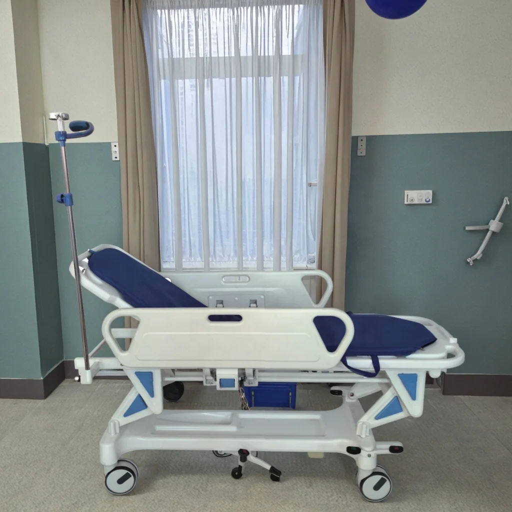 Sample Available - Advanced 360 Degree Maneuverable Surgical Operating Bed One-Pedal Central Braking System 4