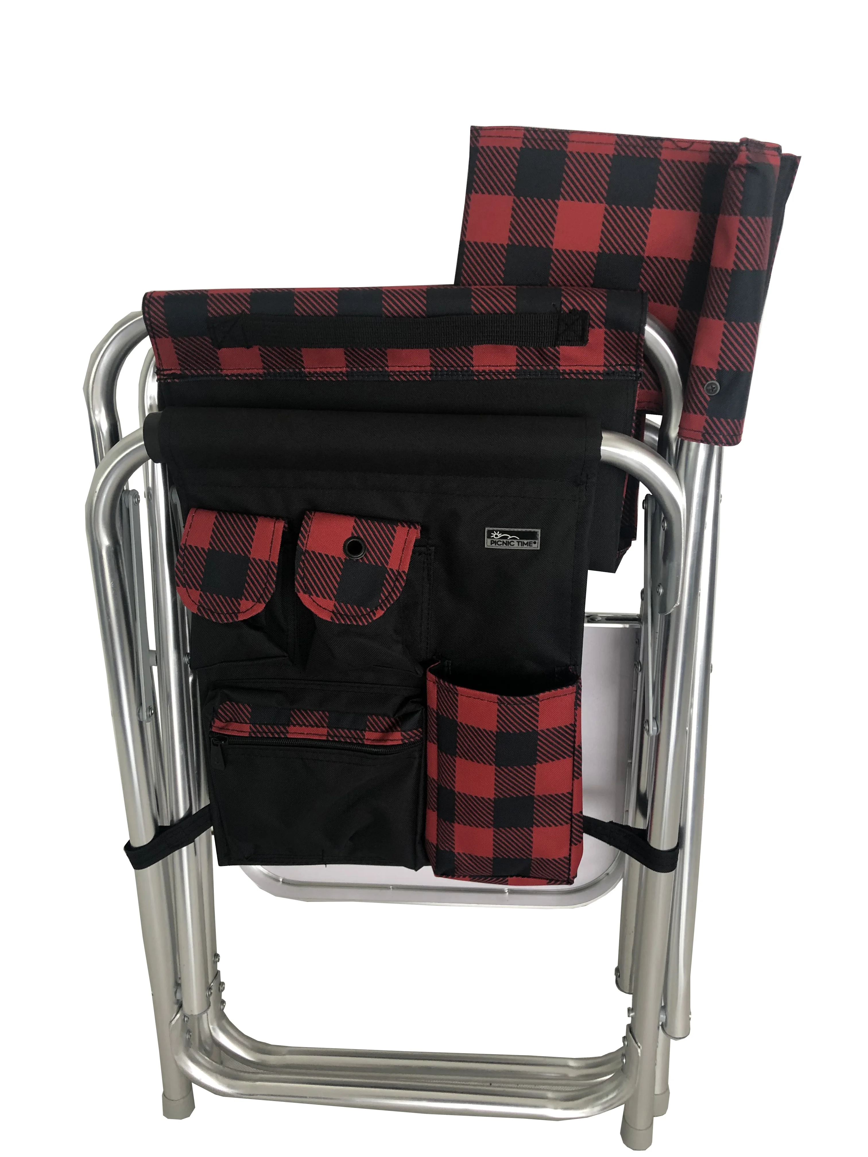 
Компактный лагерный стул с алюминиевой рамой, спортивные стулья режиссера, легкие складные легкие с боковым столом, сумки для хранения 