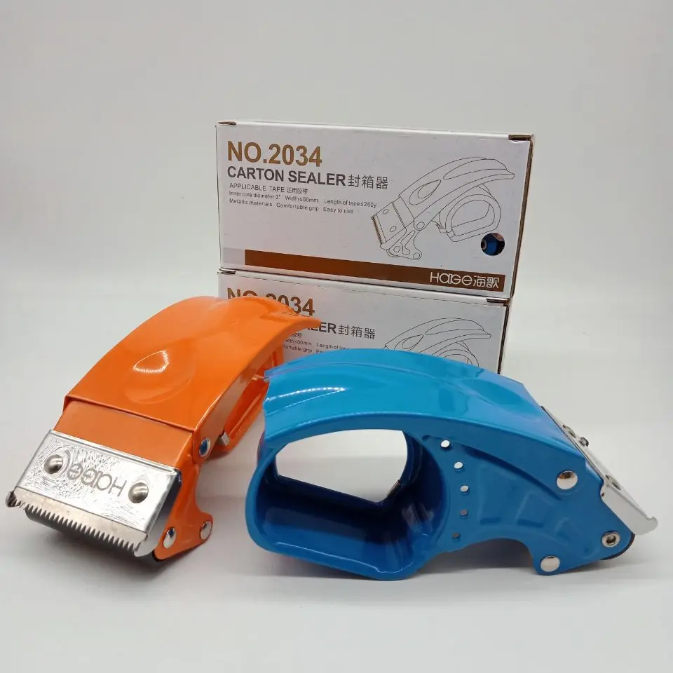 Упаковщик для склада, контейнер для упаковки, держатель для ленты, металлический прочный резак из нержавеющей стали