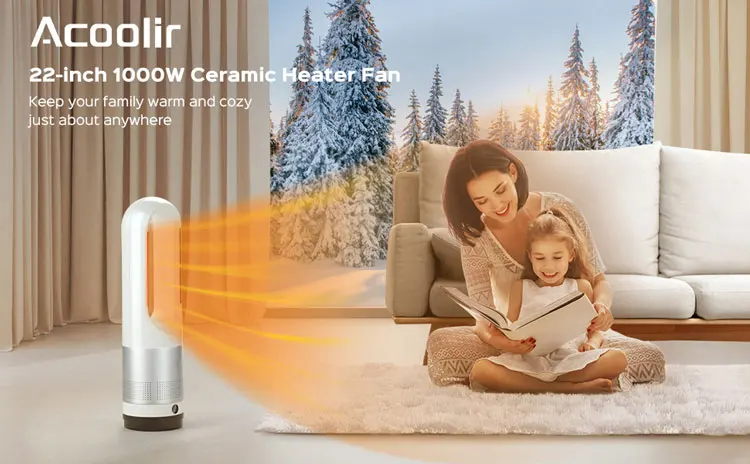 Bedroom Cooler, LED, 1200W, Plastic - detail 18