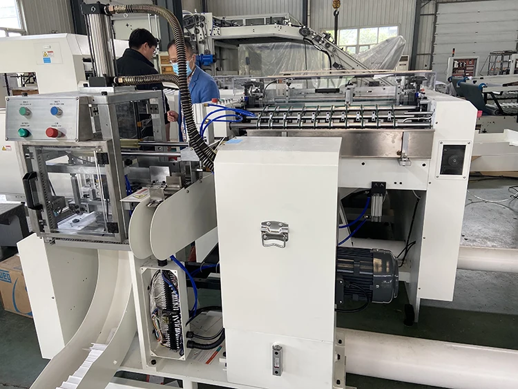 Automatic Poker Cutting Collating Corner Rounding Making Playing Card Slitting Machine