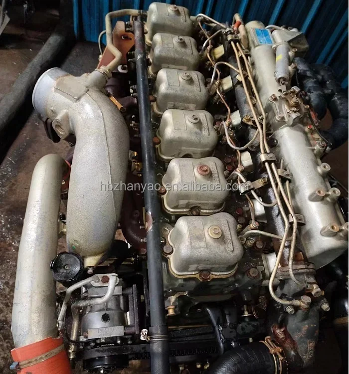 Japanese Original Used 6D24 6D24T Diesel Engine Assembly for Mitsubishi ...