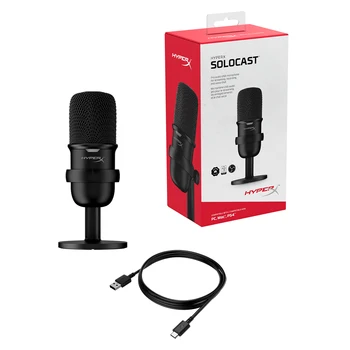Amazon.co.jp: HyperX SoloCast USBスタンドアロンマイク HMIS1X