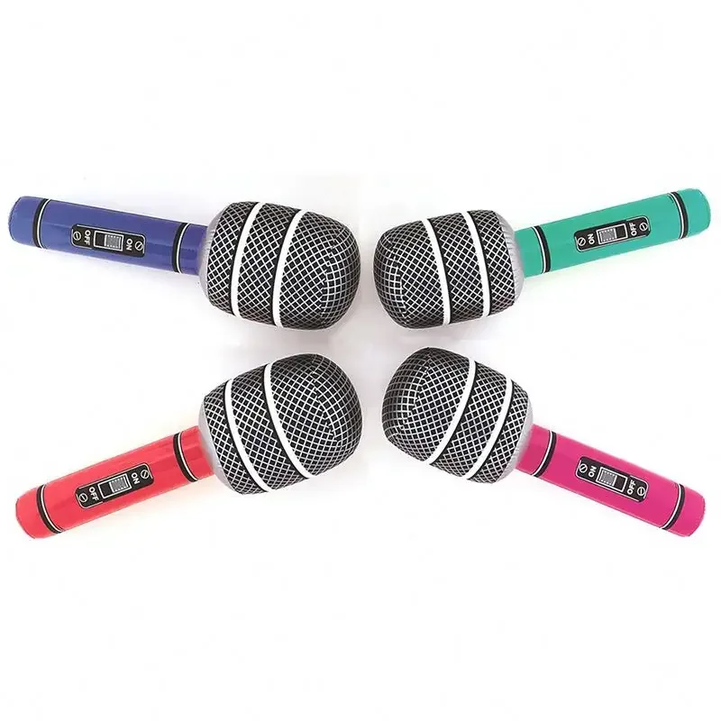 12 PCS Inflatable Icrophone, Blow Up Icrophone, Party Accessories