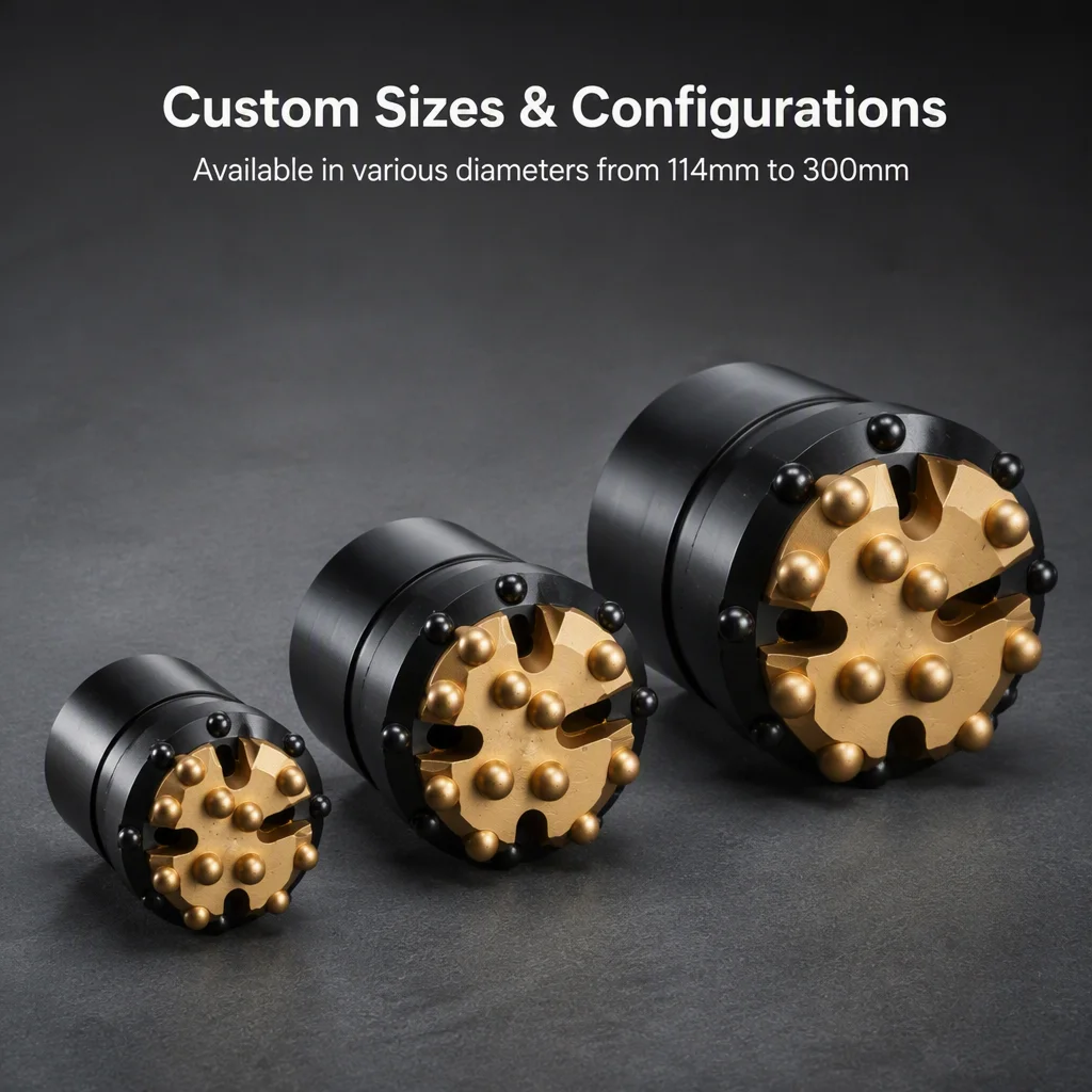 Concentric Casing Ring Bit, Symmetrix Overburden Drilling Bit for Tunnel Forepoling & Foundation Drilling