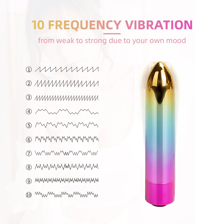 Bestmoon Rechargeable rainbow Bullet Vibrator Female love Egg Portable Sexy Toy Mini Bullet Vibrator Sex Toy for Women