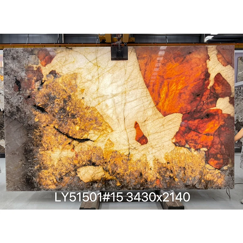 Pandora White Luxury Modern Translucent Natural Marble Slab for Indoor Wall and Hotel Use