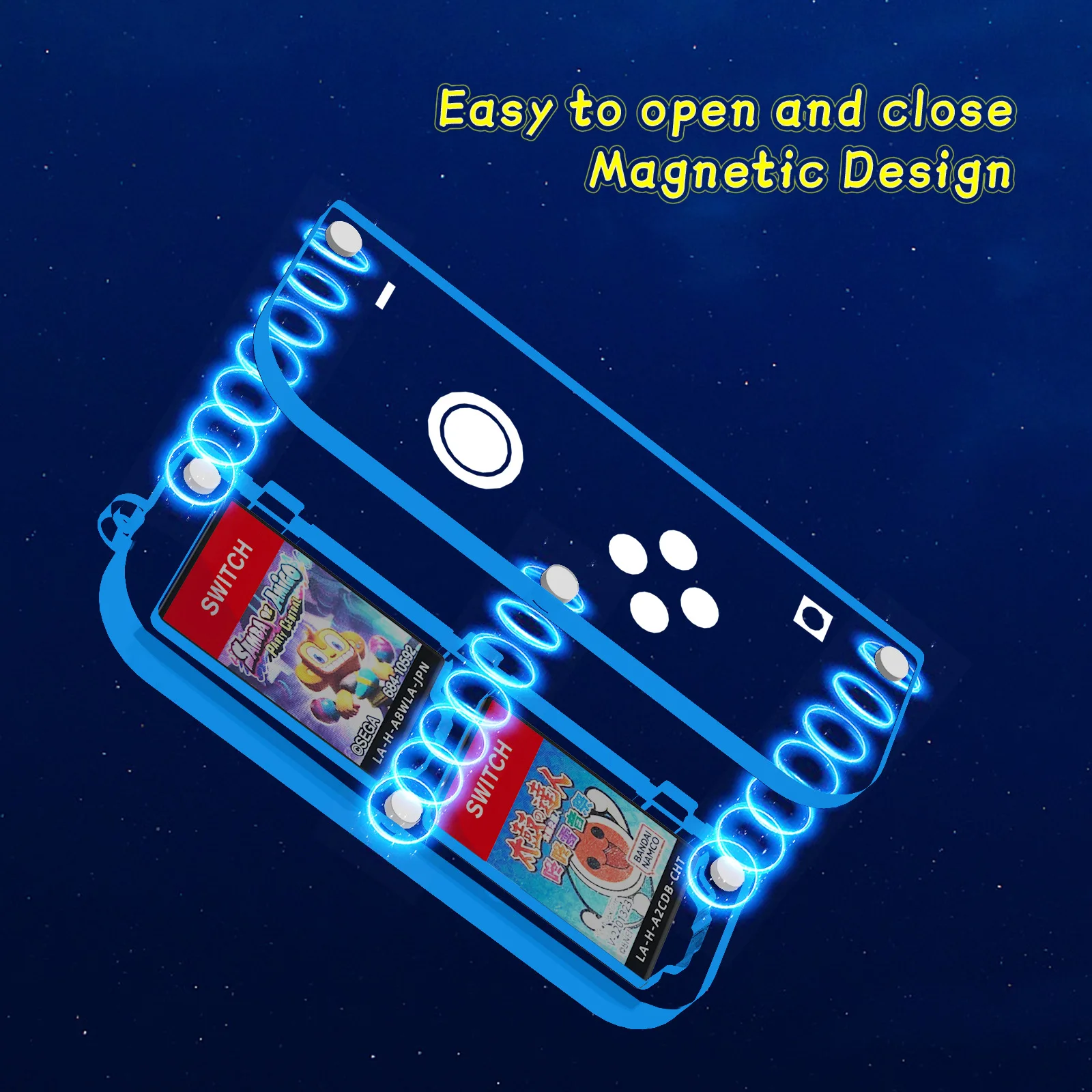 High Switch Lite Protective Shell Case with TF Card Cassette Storage Bag Game Accessories for Players