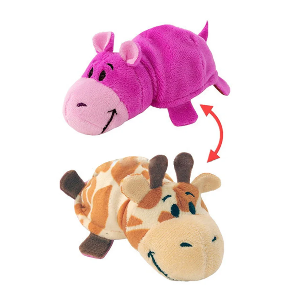 Creative OEM Plush Animal Toy Custom Switch Stuffed Soft Plush Hedgehog Reversible 2 in 1 Green Sea Turtle Plush Toys