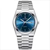 9 Cinturino in acciaio blu argento