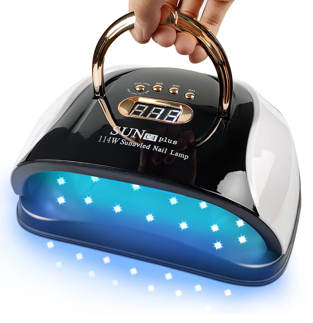 256W SUN C4PLUS UV LED Nail Lamp - Dual Light Gel Curing