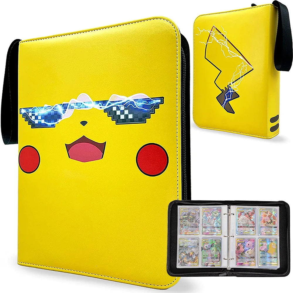 Yellow Card Binder - Perfect for Pokemon & Business Cards
