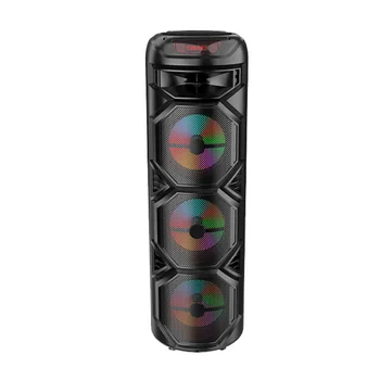 ZQS8301 ZQS8302 High Power Three 8 Inch 400W Wireless LED Light Party DJ Stage Mic Multimedia Karaoke Subwoofer Woofer Speaker