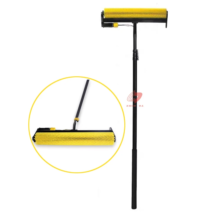 Solar Panel Photovoltaic Cleaning Machine Dry Water Washing Handheld Electric Power Station Cleaning Roller