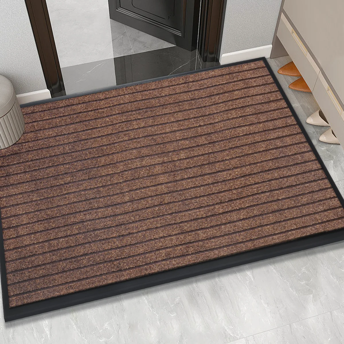 Kitchen Floor Mat Absorbent Ribbed Carpet  Anti-slip Balcony Carpet manufacture