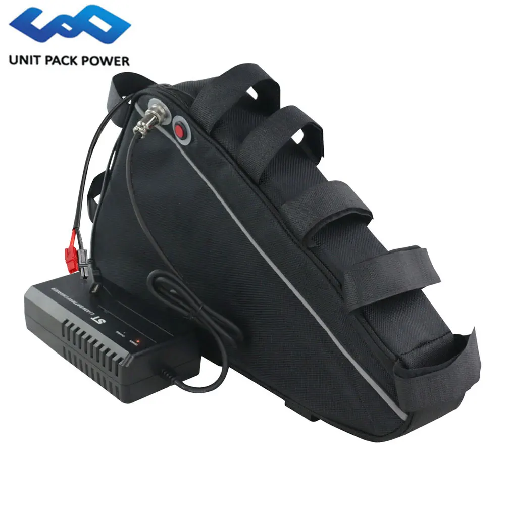 Super Power 52V 72V Triangle Battery Electric Motorcycle Lithium Battery With USB Charging Port Battery for Bike