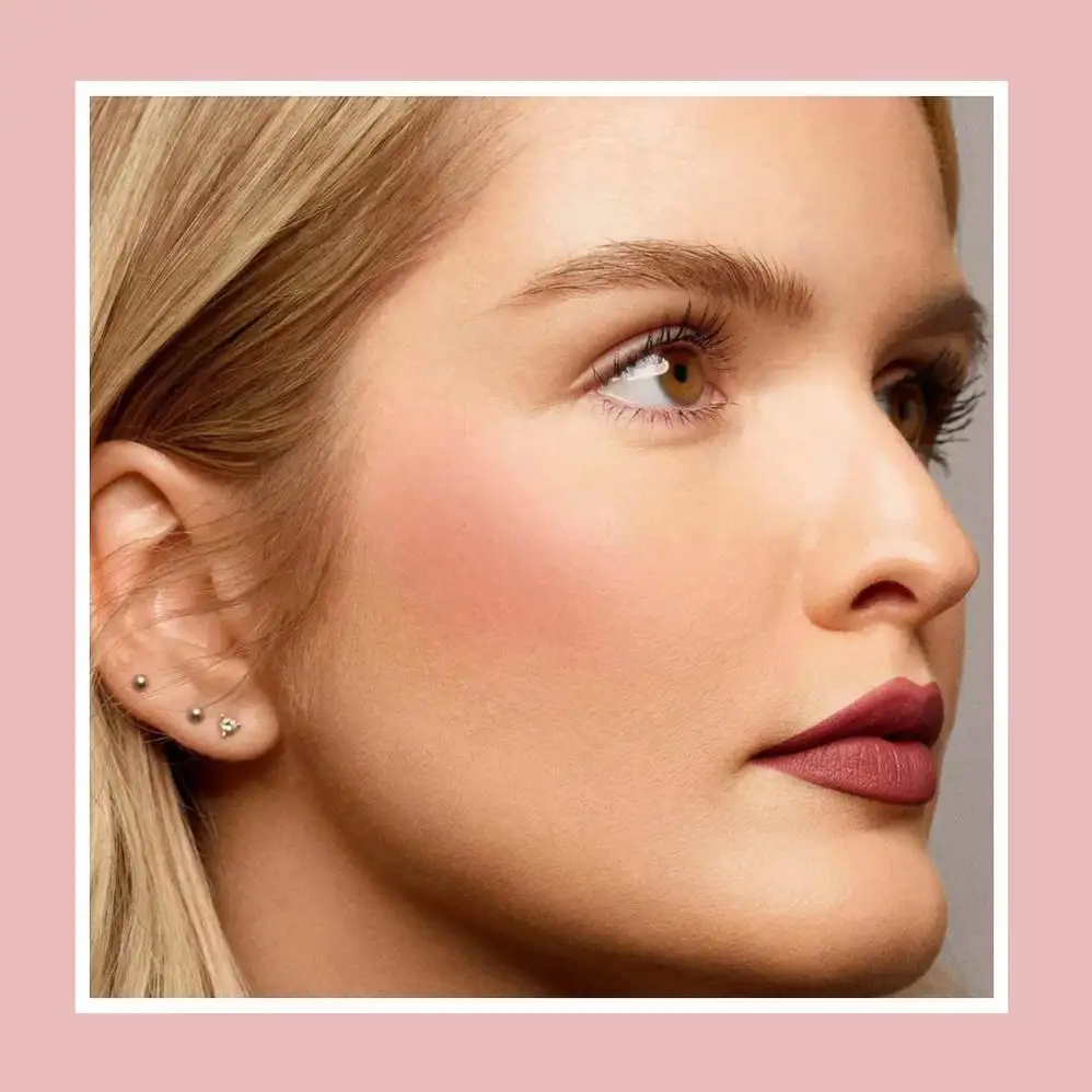 Trucco polvere palla di colore pH idratante morbido leggero rosa