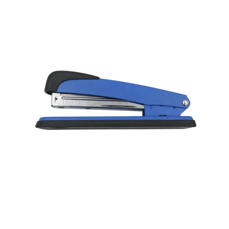 Высококачественный Настольный бумажный степлер для офиса среднего размера ручной металлический с полной лентой и пользовательским
