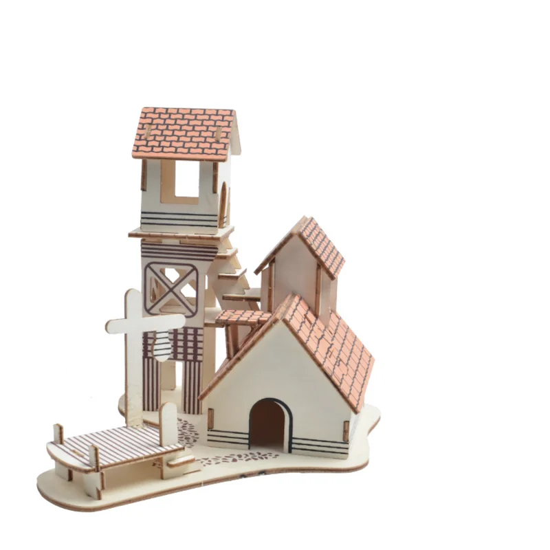 3D Wooden Puzzle Kits - DIY Educational Toys for Kids