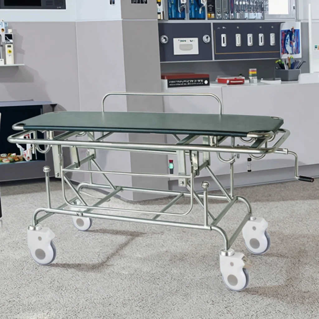 Emergency Durable Metal Detachable Hospital Bed Quick-Lock Foldable System CE ISO Certified 2-Year Warranty Infusion Adjustable 5