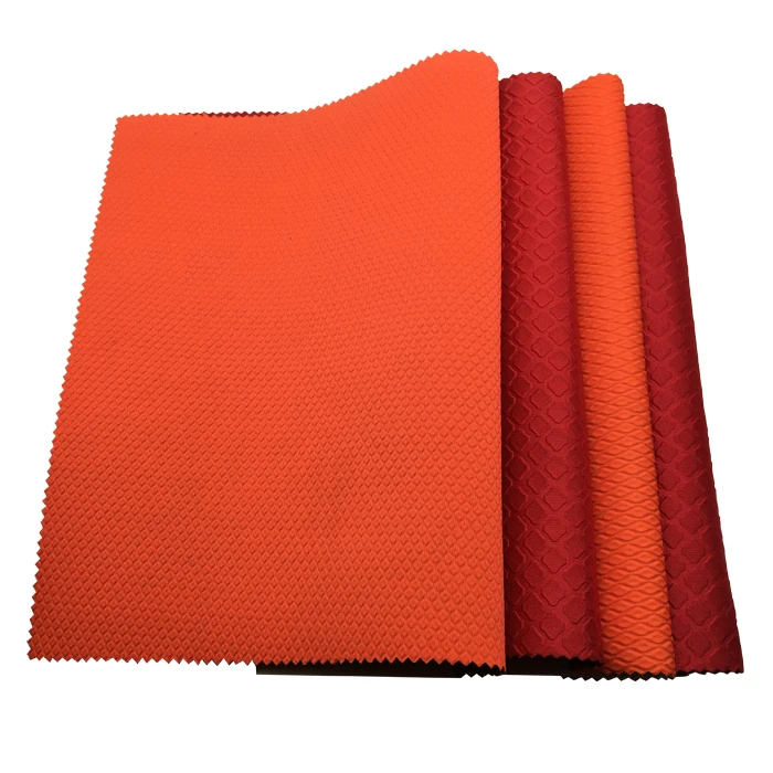 
 3 мм тисненый неопреновый пенопласт ламинат флуоресцентная полиэфирная ткань для сумок  