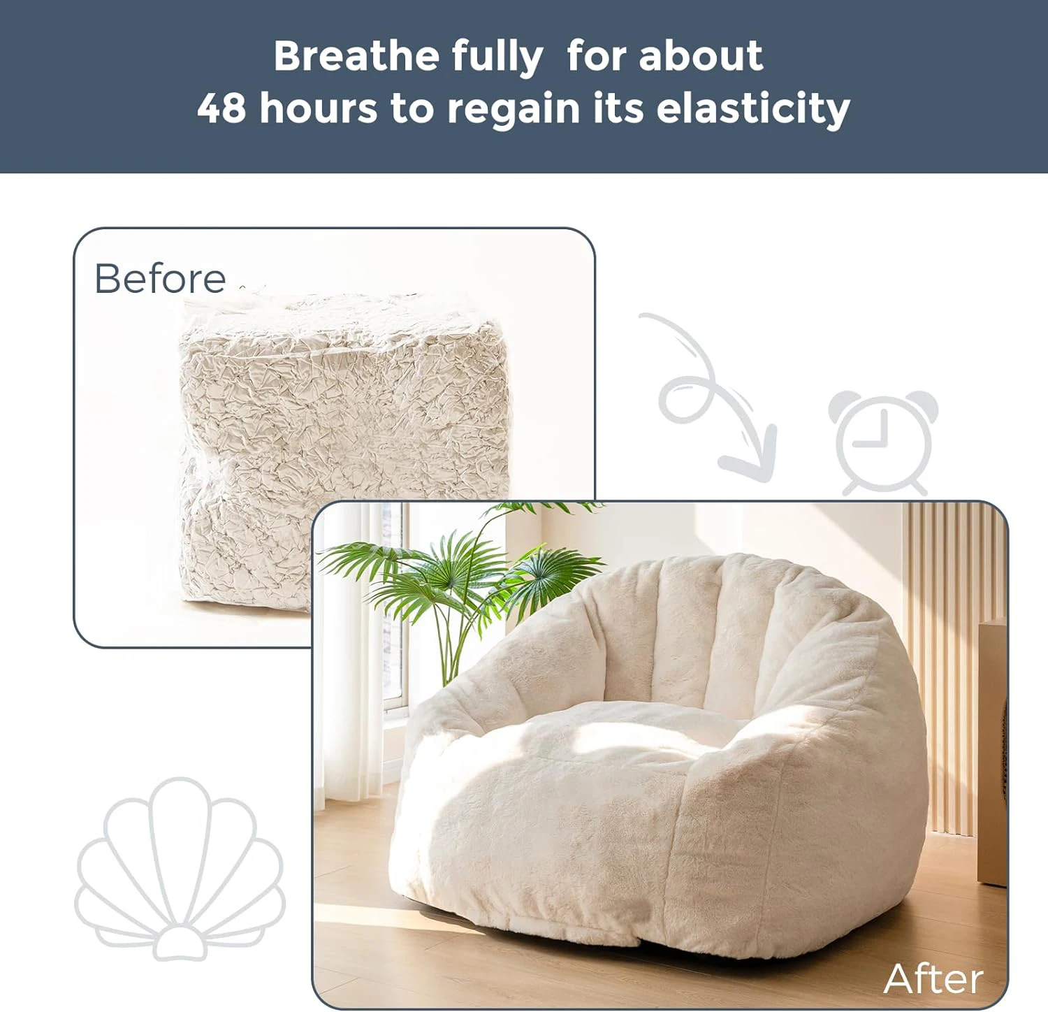 Custom Modern Style Oversized Compressed Sofa Lazy Giant Bean Bag Chair Couch for Adults and Kids