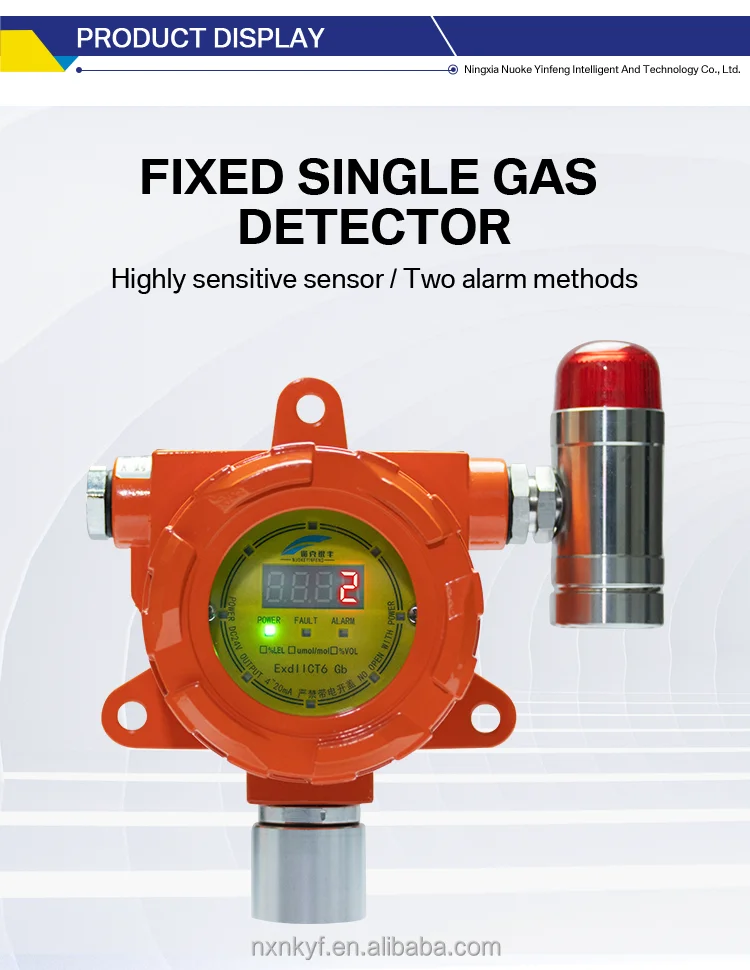 Explosion Proof Online Fixed Gas Analyzer NKYF Industrial Digital LCD ...