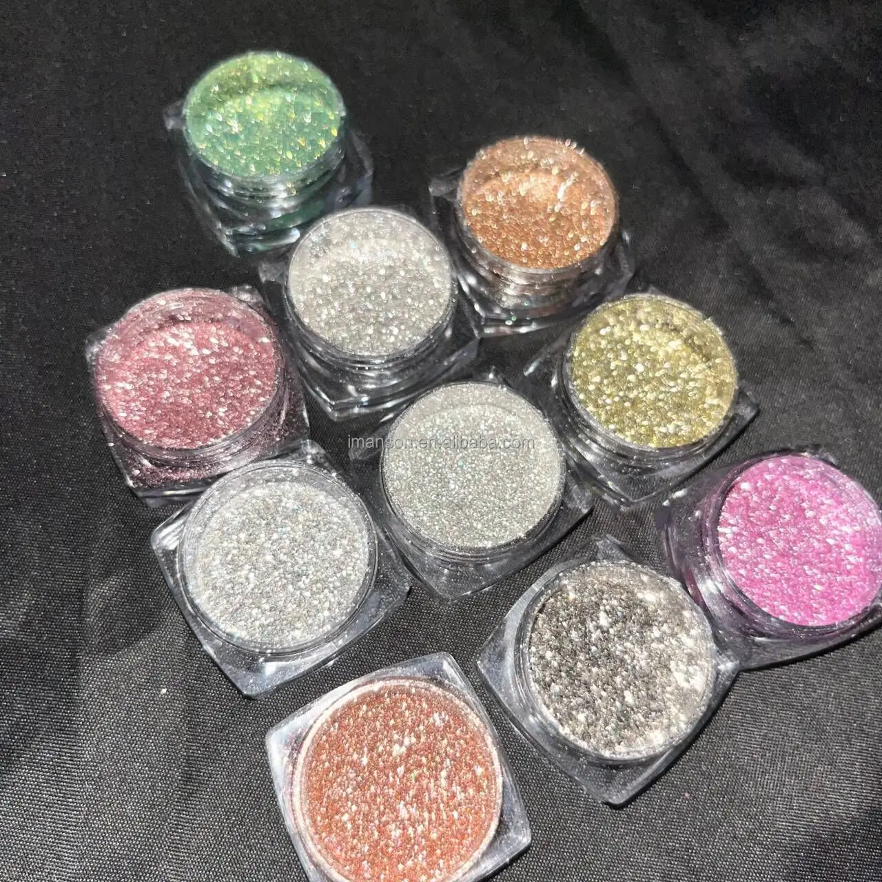 New Pearl Diamond Metallic Pigments Loose Glitter Pearl Eyeshadow ...