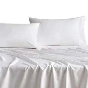 Wholesale Cheap Microfiber Bed Sheet Set Plaid Print Twin Full Queen King Sizes 200 Count