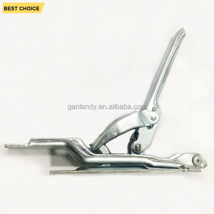 fish and hook toggle lock GL17120 Cargo Drop Side Lock Forged Fishing Hook Dropside Handle Toggle  Clamp