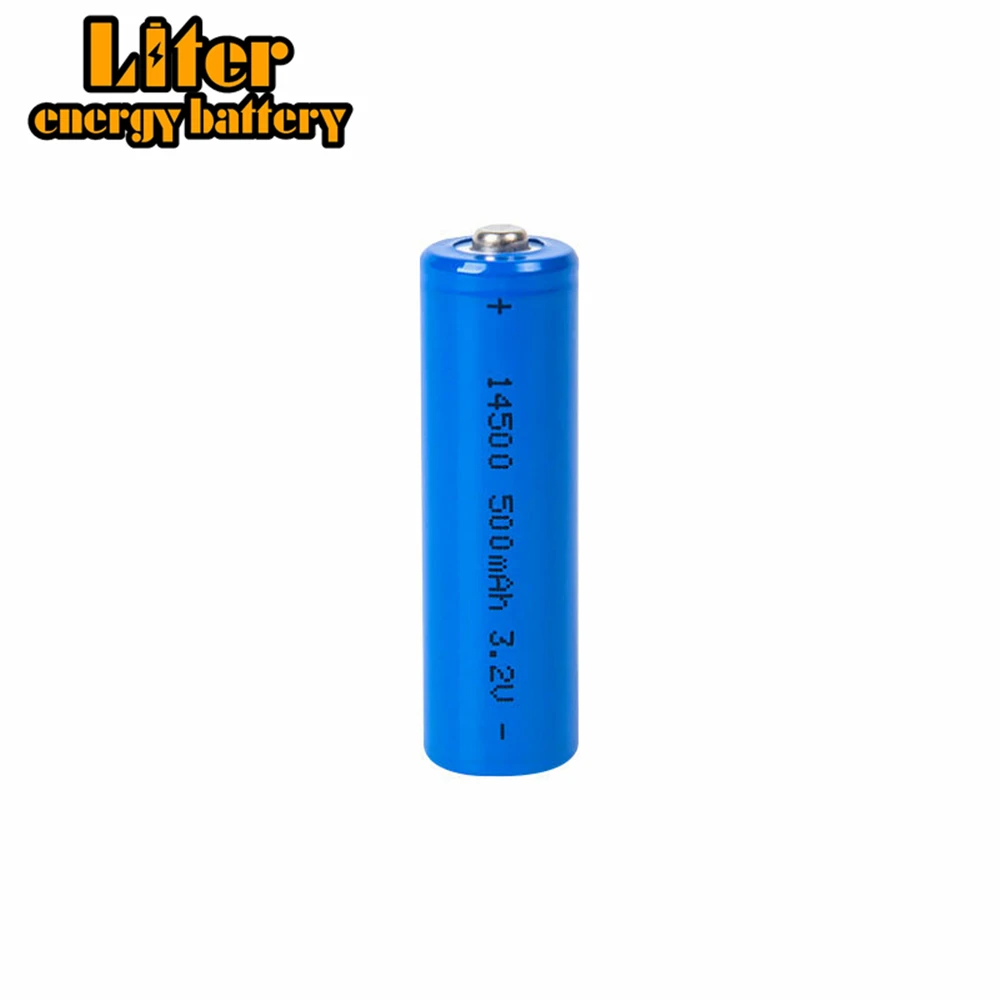 14500 LiFePO4 600mAh FLAT TOP - Battery 101