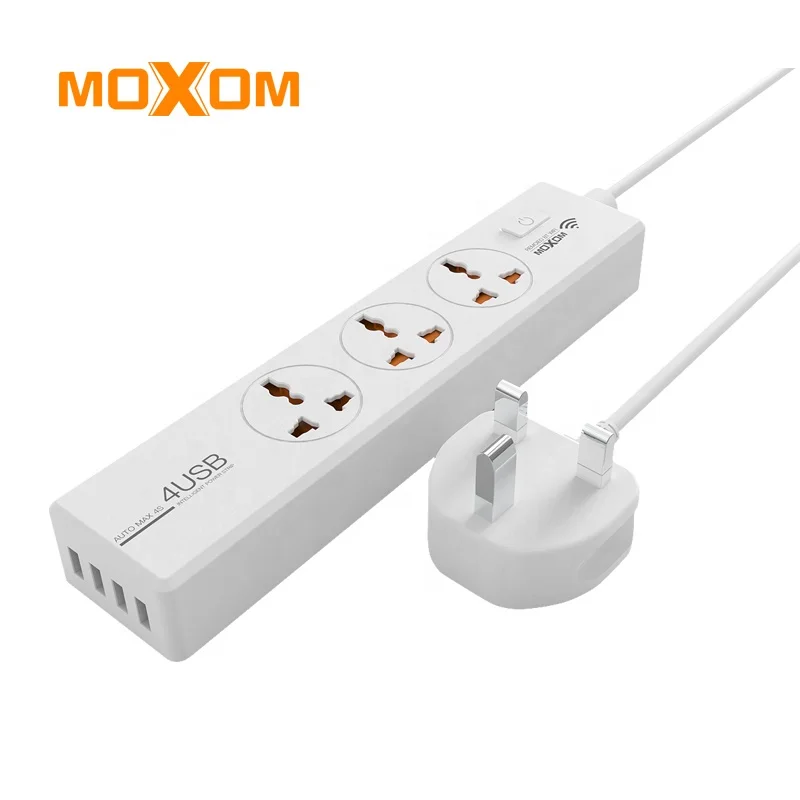 Лидер продаж, умный удлинитель с Wi-Fi, сетевой фильтр с защитой от перенапряжения, штепсельная вилка стандарта Великобритании, удлинитель с управлением через приложение