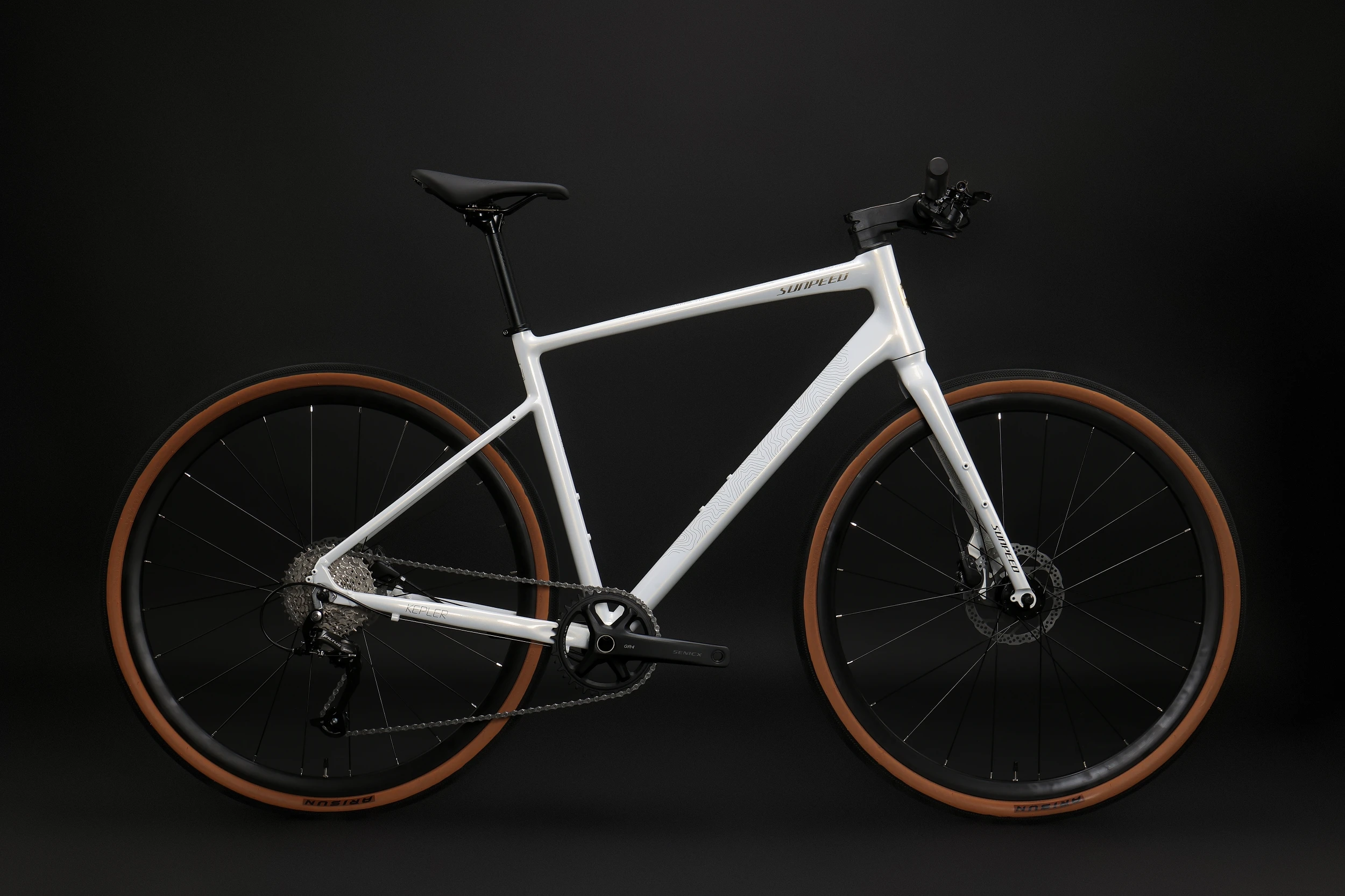 Sunpeed Kepler Frame Gravel Bike Murah SUNPEED Kepler Flat Bar