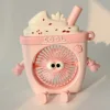 Ventilador de helado-rosa