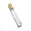 Square tube with gold cap