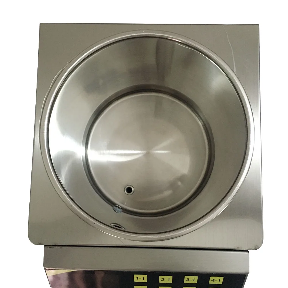 XEOLEO Syrup Dispenser 16 Grid Quantitative Machine Automatic Fructose Dispenser Micro Computer Fructose Machine Stainless Steel